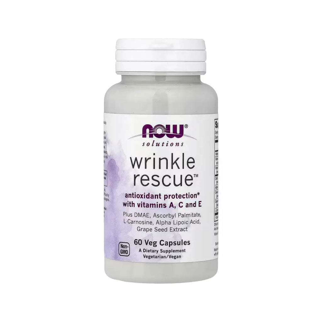 NOW FOODS WRINKLE RESCUE PROTECCIÓN ANTIOXIDANTE 60VCAPS SFN