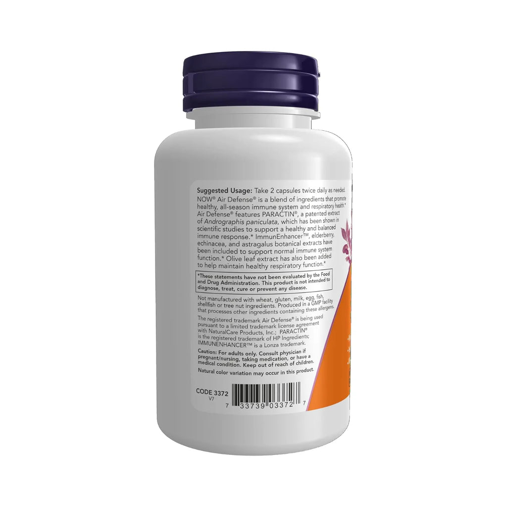 NOW FOODS AIR DEFENSE INMUNIDAD CON PARACTIN 90 VEG CAPS SFN