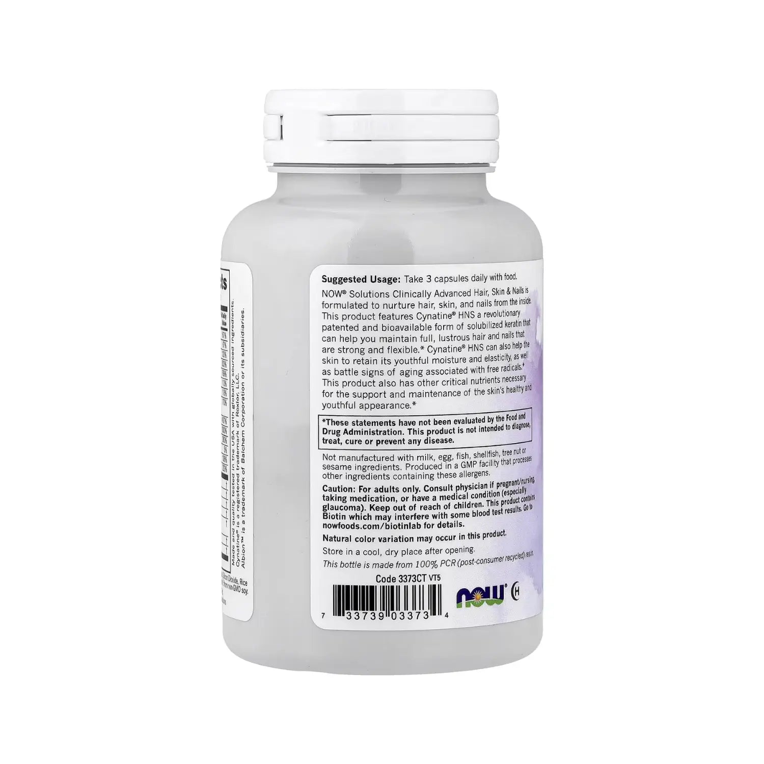 NOW FOODS SOLUTIONS CABELLO, PIEL Y UÑAS 90VCAPS SFN