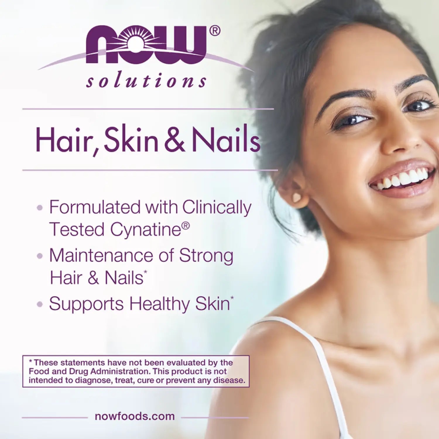 NOW FOODS SOLUTIONS CABELLO, PIEL Y UÑAS 90VCAPS SFN
