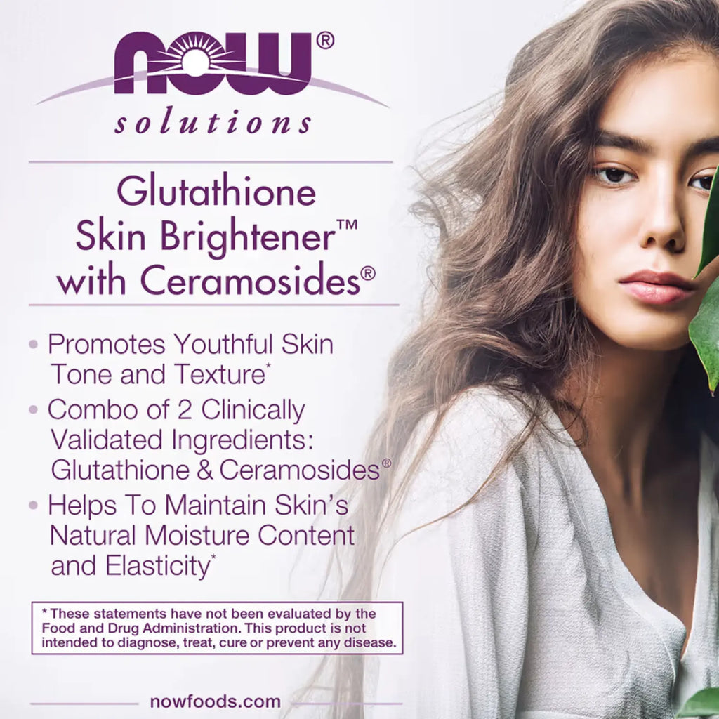 NOW SOLUTIONS ABRILLANTADOR DE PIEL C/GLUTATION 30VCAPS SFN