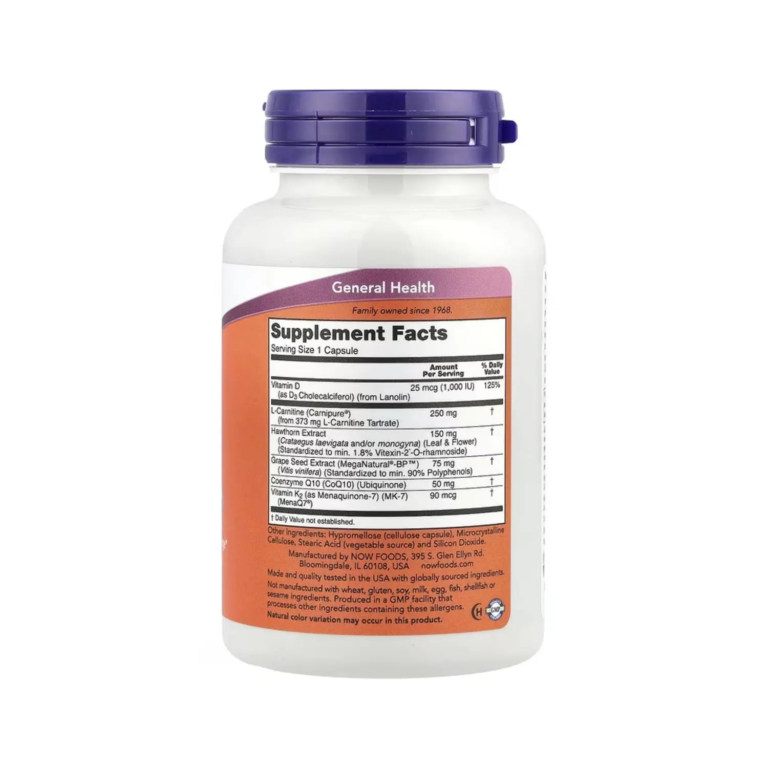 NOW FOODS CARDIO CLINICO 90CAPS SOPORTE CARDIOVASCULAR SFN