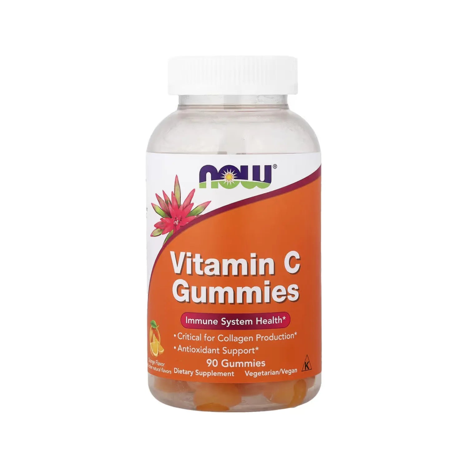 Now Foods Gomitas Con Vitamina C, 90 Gomitas (125 Mg Por Gomita)