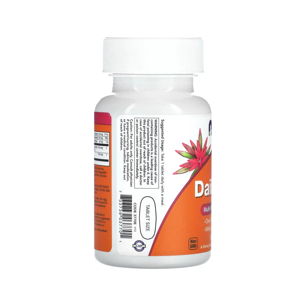 NOW FOODS DAILY VITS MULTIVITAMINAS Y MINERALES 100TABS SFN