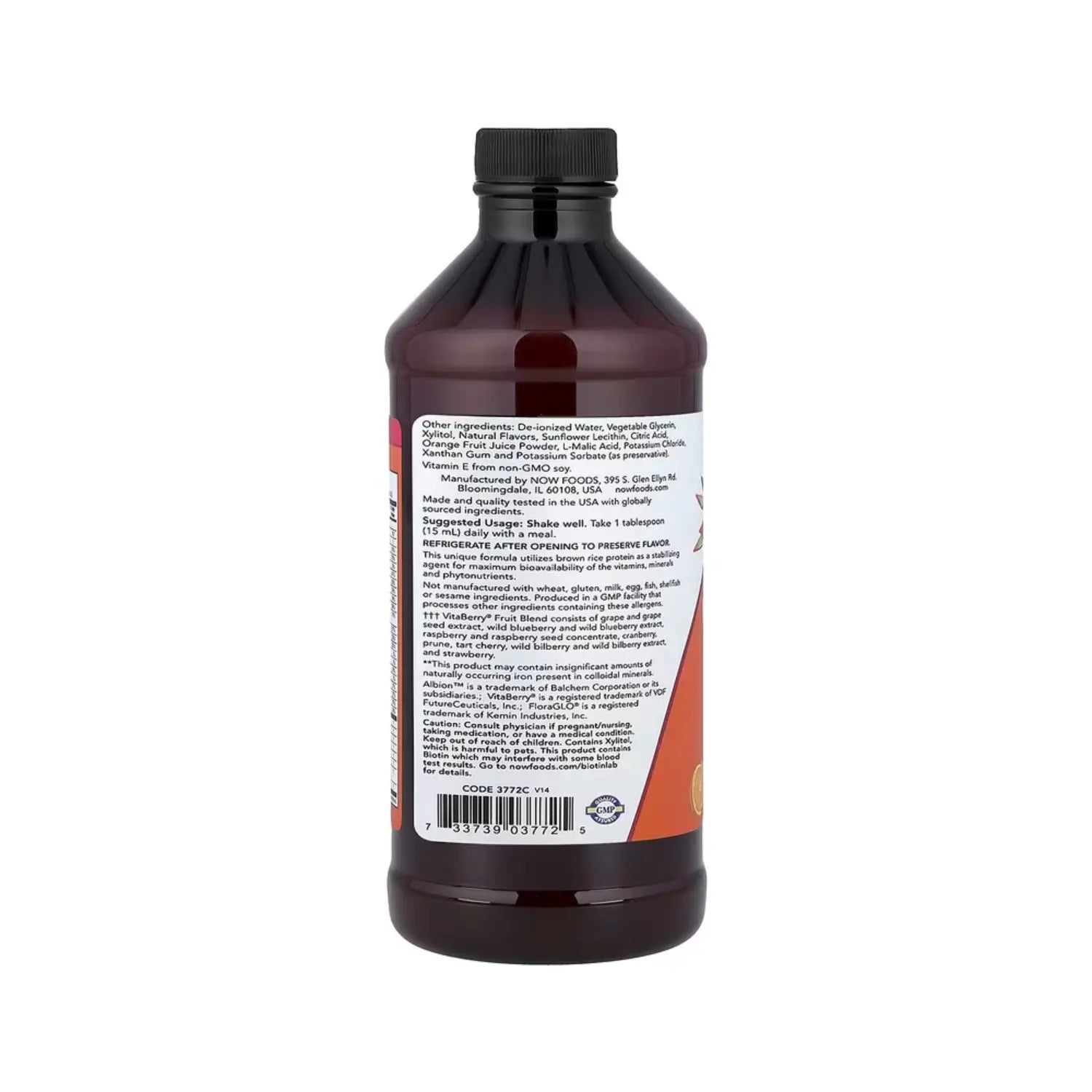 NOW FOODS MULTI LIQUIDO VITAMINAS Y MINERALES 473 ML SFN