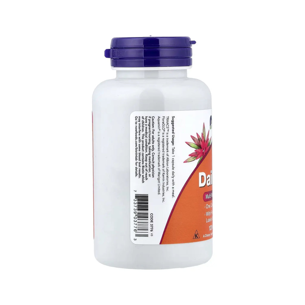 NOW FOODS DAILY VITS MULTIVITAMINICO Y MINERAL 120VCAPS SFN