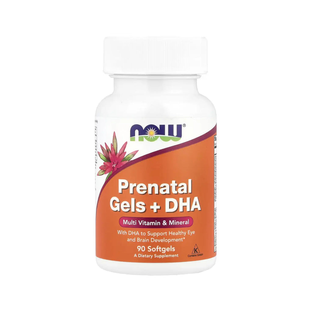 NOW FOODS PRENATAL + DHEA 250MG Y VITAMINAS 90SOFTGELS SFN