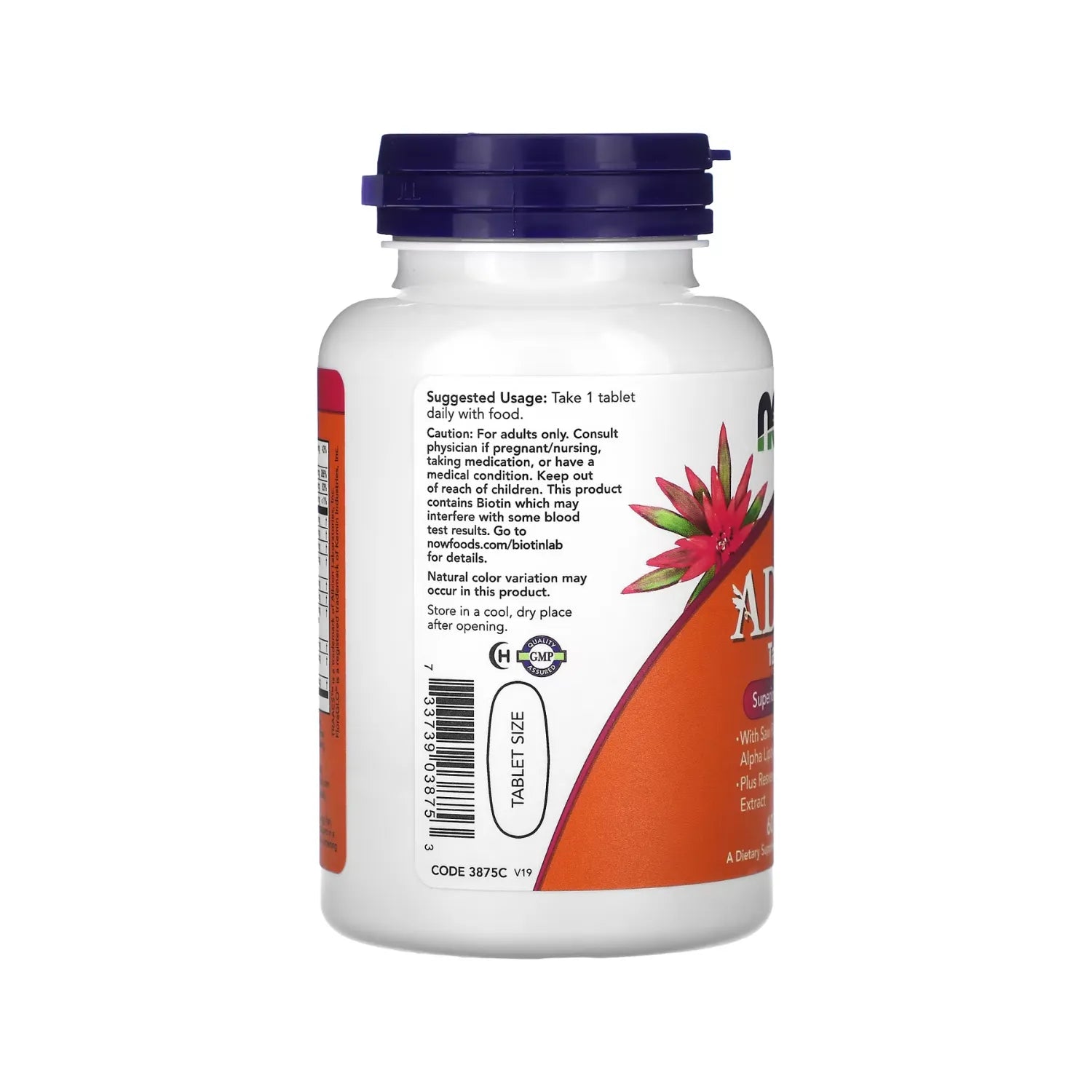 NOW FOODS ADAM MULTIVITAMINAS PARA HOMBRES 60 TABLETAS SFN