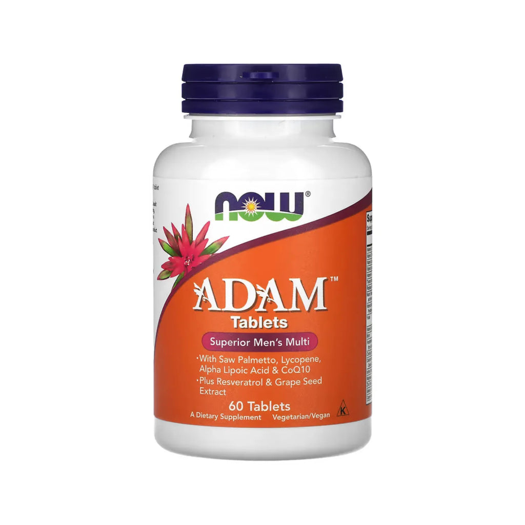 NOW FOODS ADAM MULTIVITAMINAS PARA HOMBRES 60 TABLETAS SFN