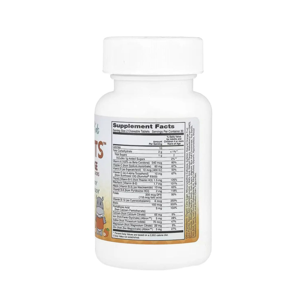 NOW Kids Supplements, Multivitamínico Kid Vits, naranja jugosa, 60 tabletas masticables