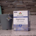 NOW FOODS REAL TEA PARA LA NOCHE 24 BOLSITAS 48G SFN