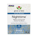 NOW FOODS REAL TEA PARA LA NOCHE 24 BOLSITAS 48G SFN