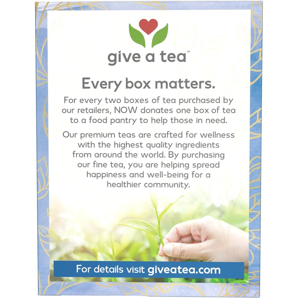 NOW FOODS REAL TEA ORGANICALLY HIP HIBISCUS 24 BOLSITAS SFN