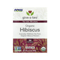 NOW FOODS REAL TEA ORGANICALLY HIP HIBISCUS 24 BOLSITAS SFN