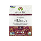 NOW FOODS REAL TEA ORGANICALLY HIP HIBISCUS 24 BOLSITAS SFN