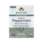 NOW FOODS TE DE MENTA ORGANICA 24 BOLSITAS DE TE SFN