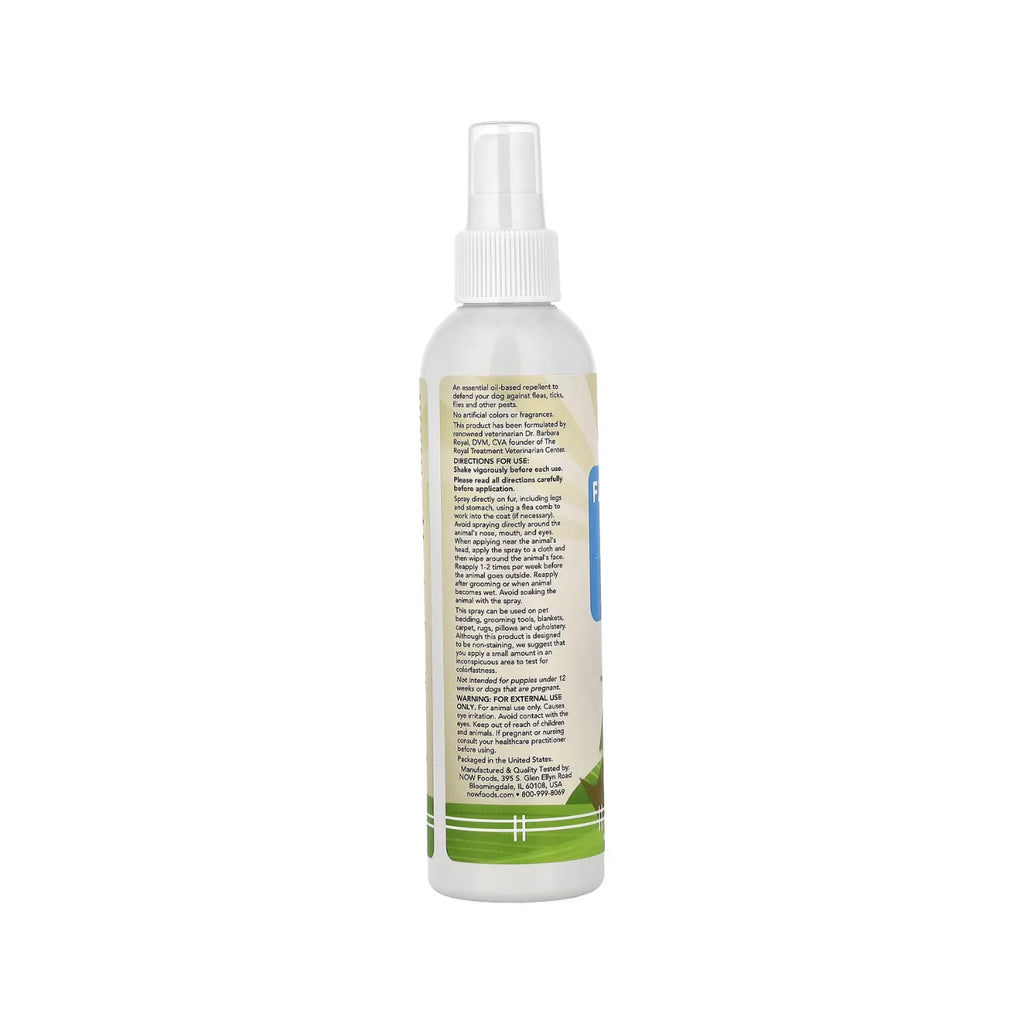 NOW FOODS NOW PETS FLEA & TICK SPRAY 8 OZ