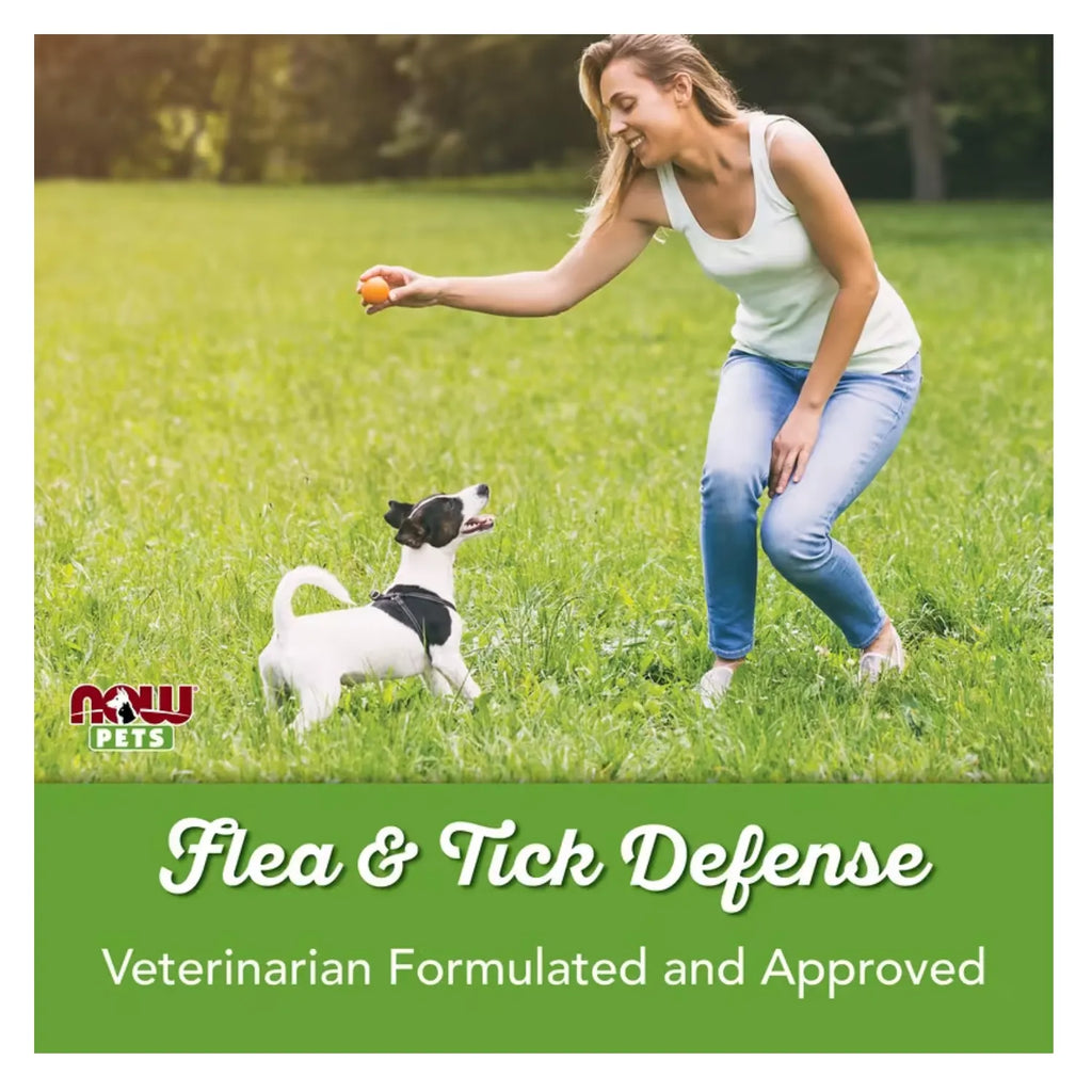 NOW FOODS NOW PETS FLEA & TICK SPRAY 8 OZ