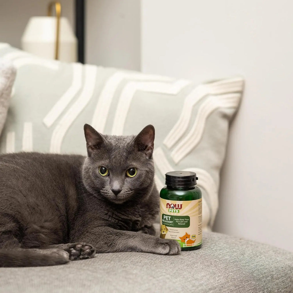 NOW FOODS PETS RELAJANTE PARA PERROS Y GATOS 90 TABS SFN
