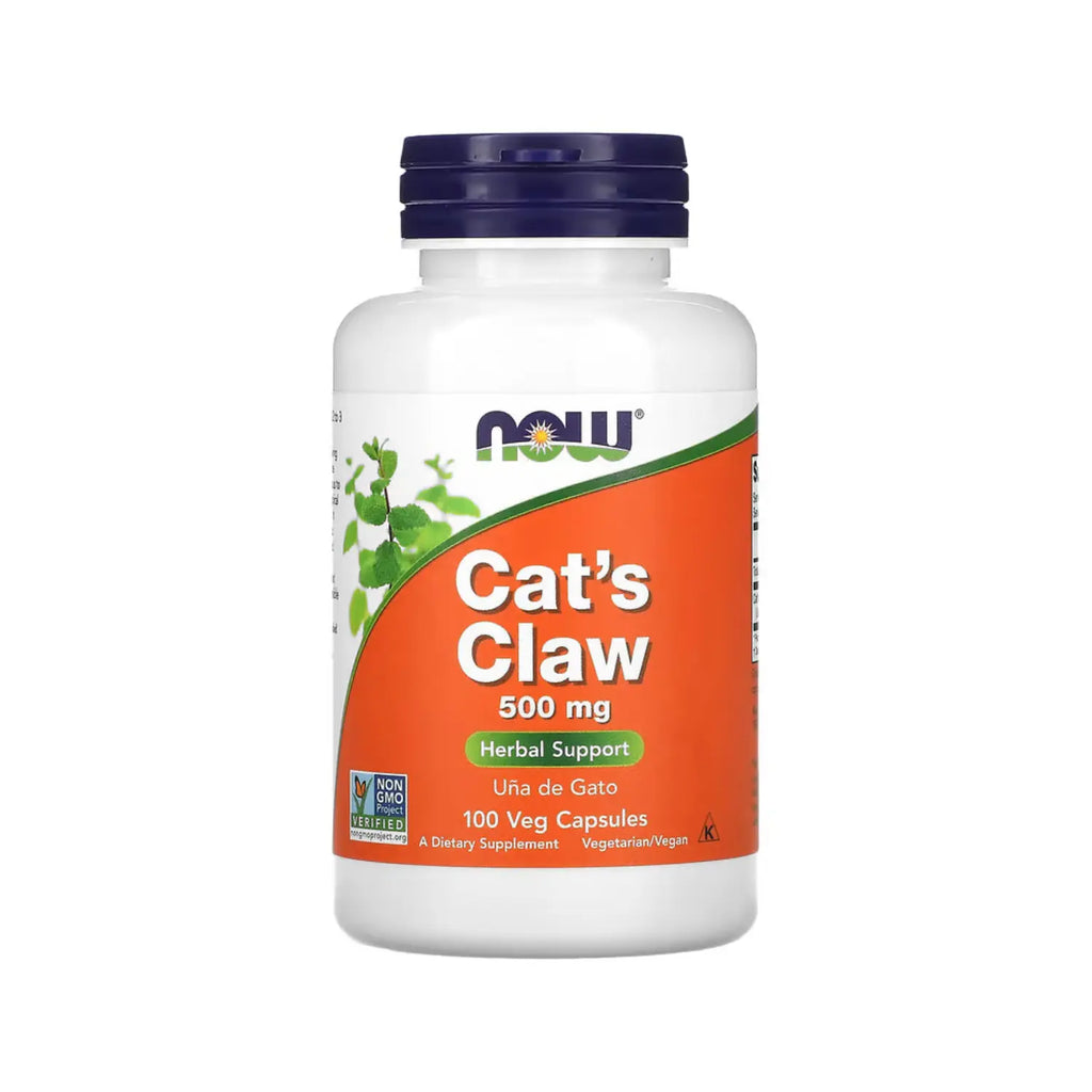 NOW FOODS GARRA DE GATO 500 MG 100 VEGCAPS SFN
