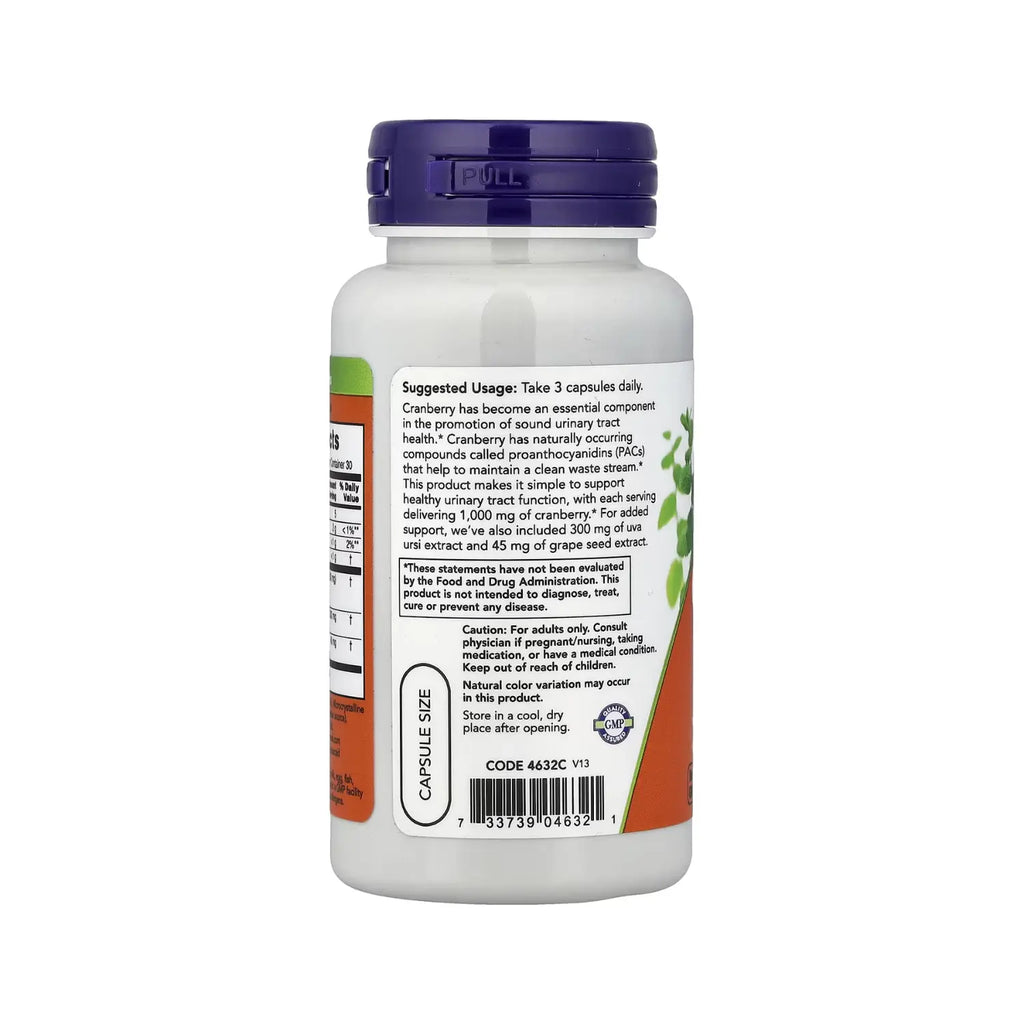 NOW Foods, Arándano rojo con PAC, 90 vegcaps afn