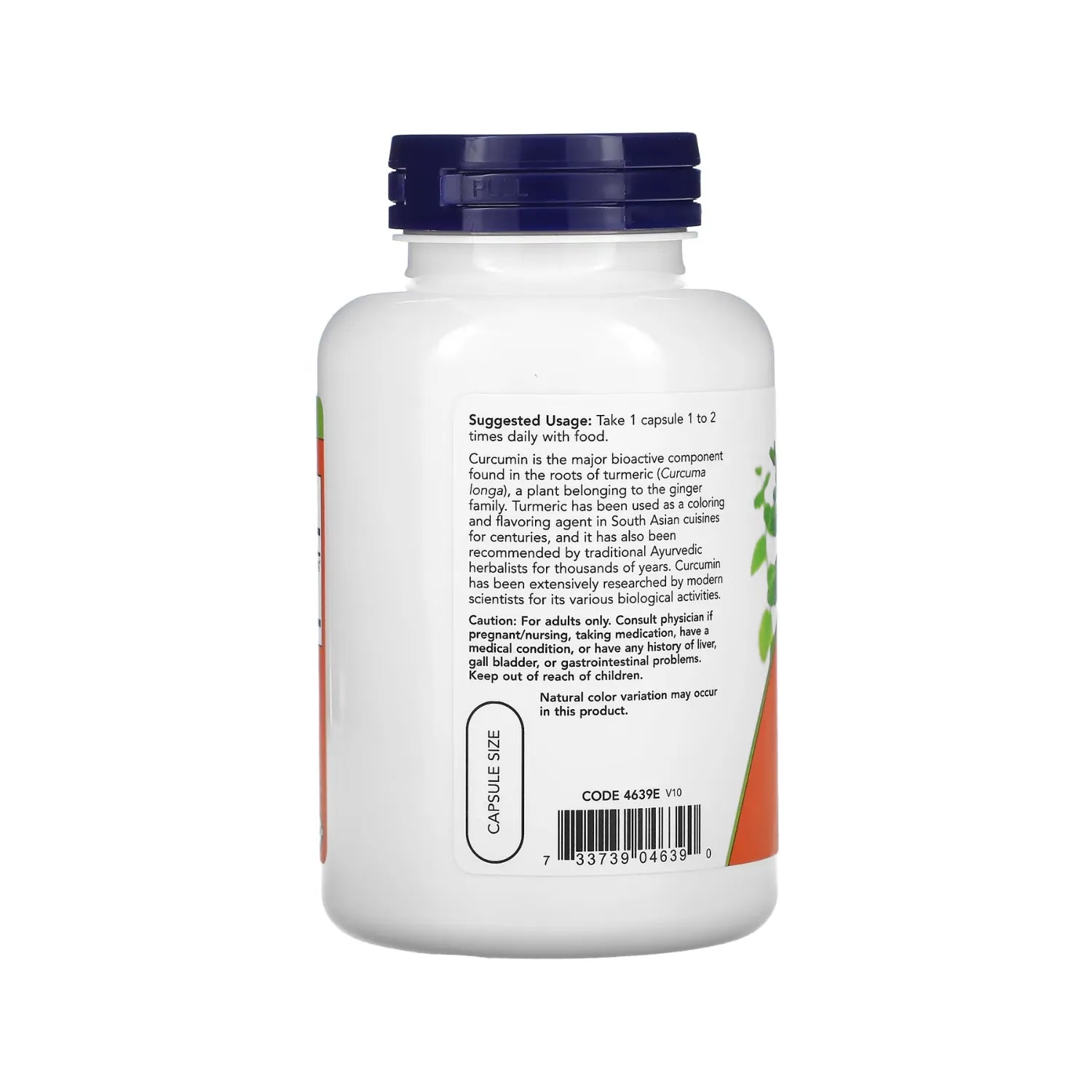 NOW FOODS, CURCUMINA DE CÚRCUMA, 120 CÁPSULAS VEGETALES SFN