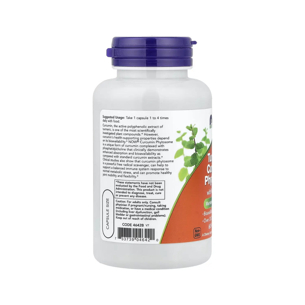NOW Foods, Fitosoma de curcumina, 60 vegcaps sfn