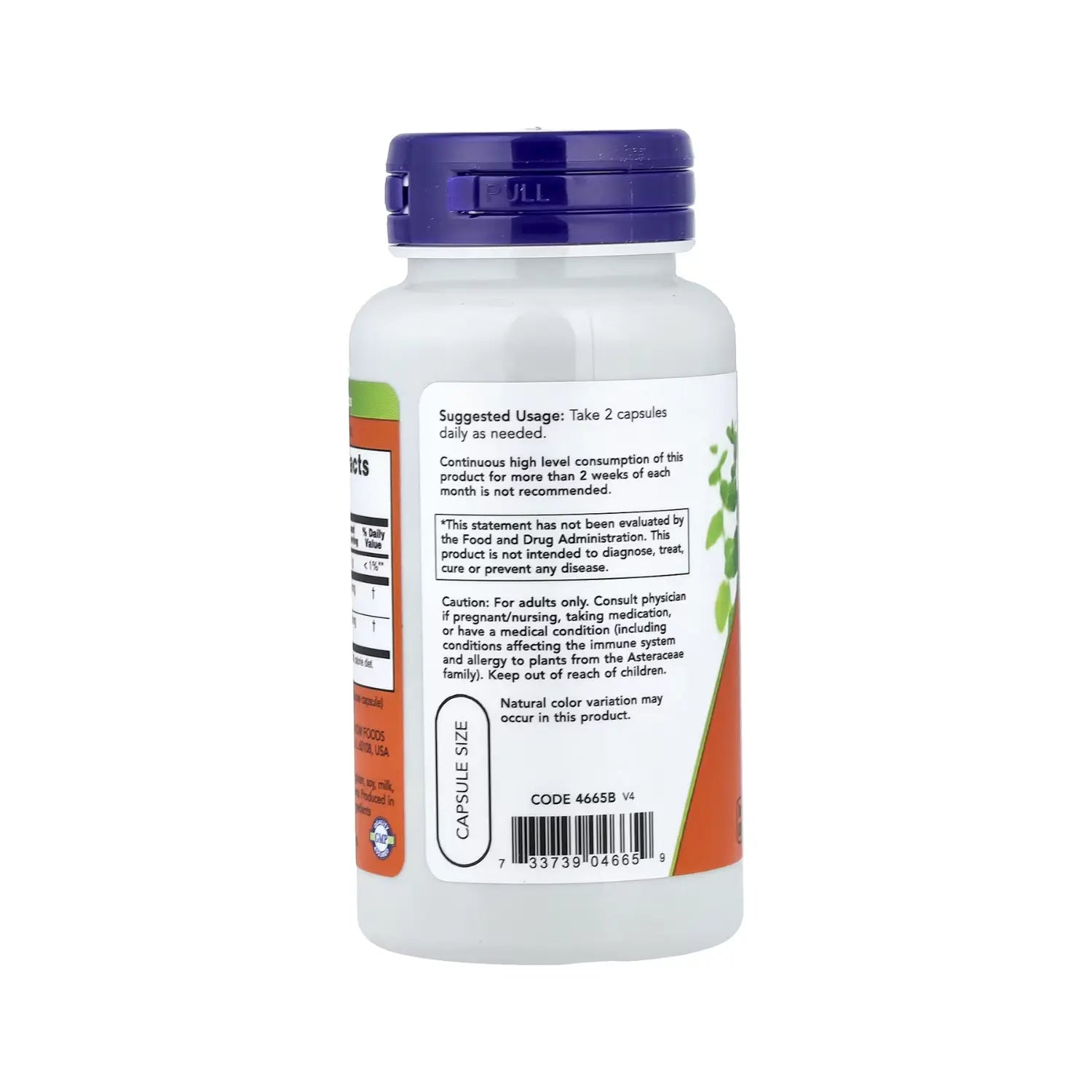 NOW FOODS ECHINACEA Y GOLDENSEAL ROOT 225/225MG 100VCAPS SFN