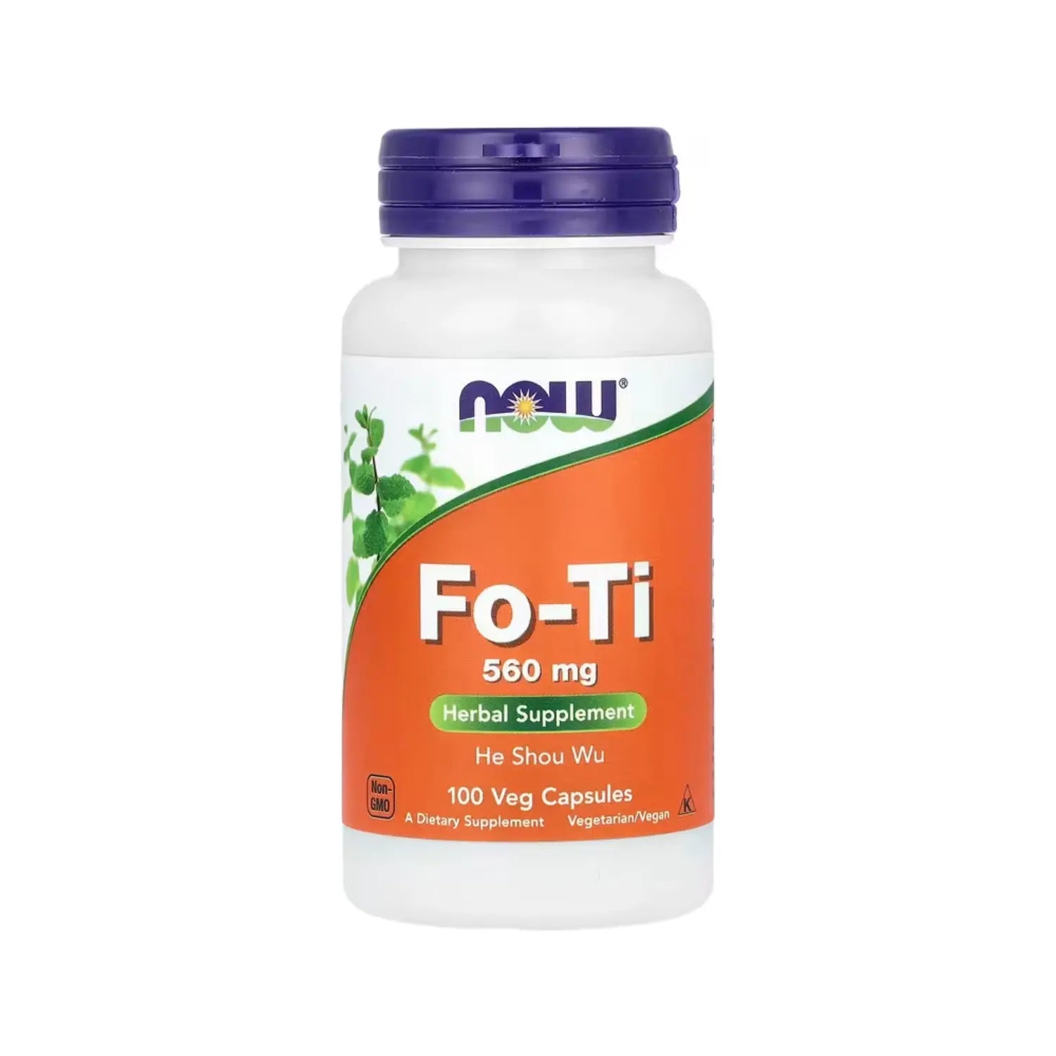 NOW Foods, Fo-Ti, He Shou Wu, 560 mg, 100 vegcaps sfn