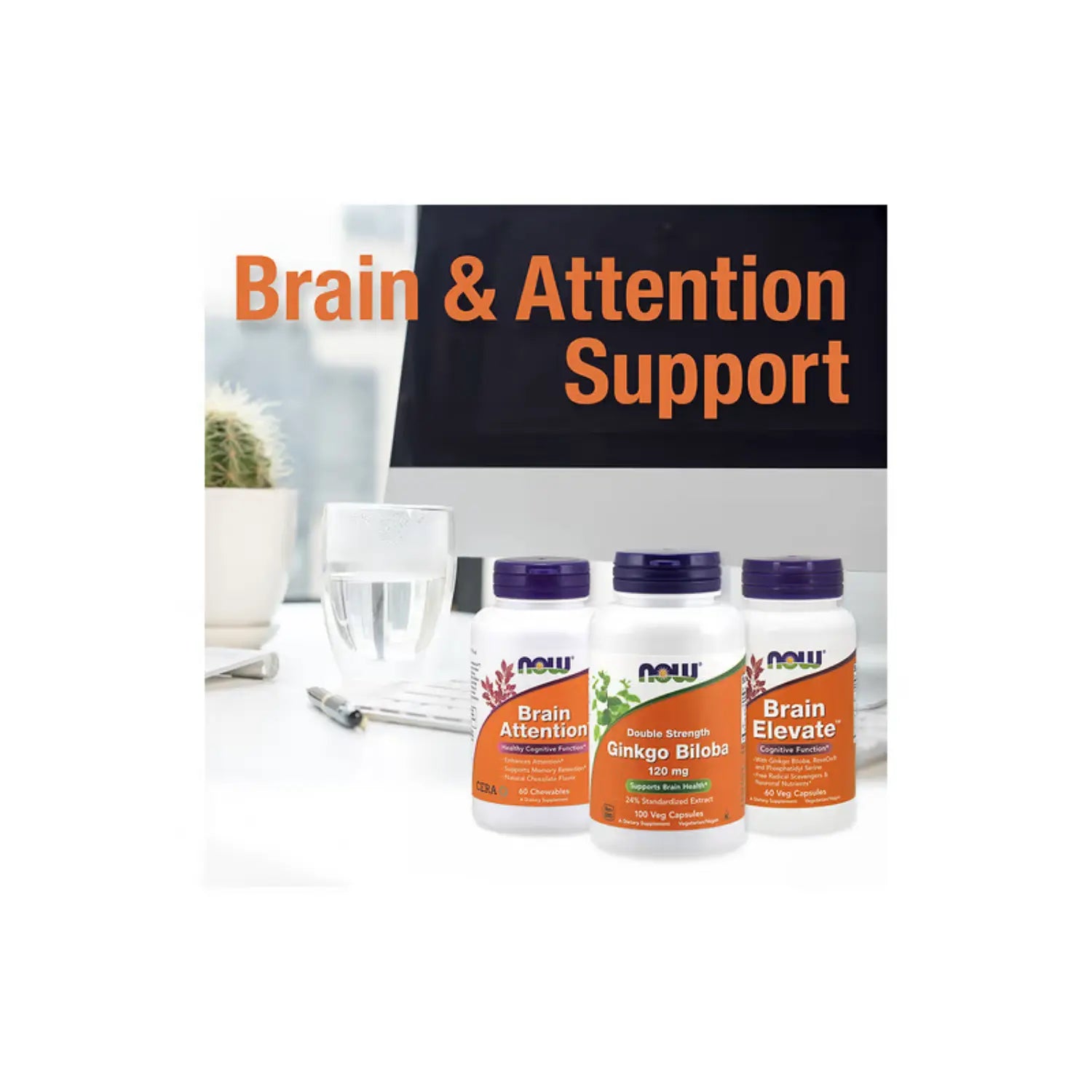 NOW Foods, Ginkgo biloba, 60 mg, 60 vegcaps sfn
