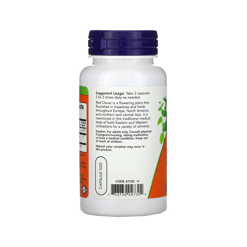 NOW Foods, Trébol rojo, 375 mg, 100 vegcaps sfn