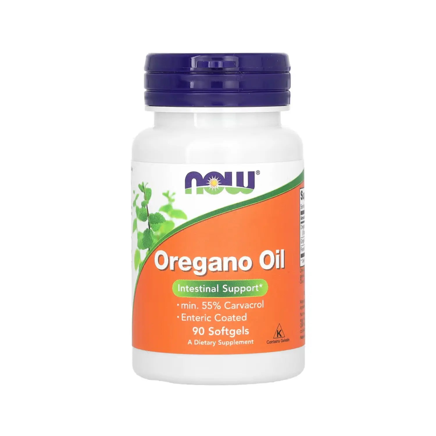 Aceite de Orégano NOW 90 Cápsulas Blandas Aceite de Orégano