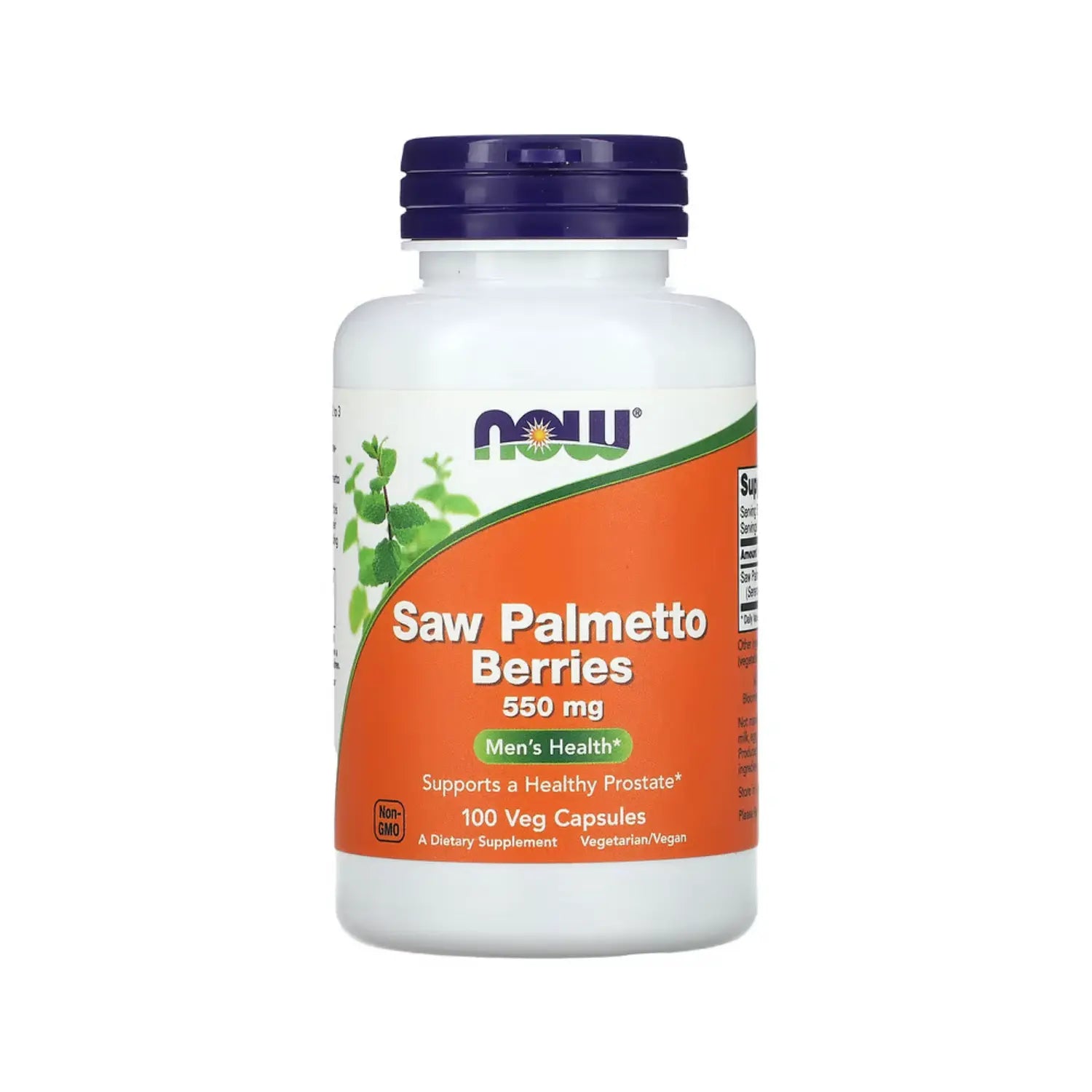 NOW FOODS SAW PALMETTO BERRIES PRÓSTATA SALUDABLE 100CAP SFN