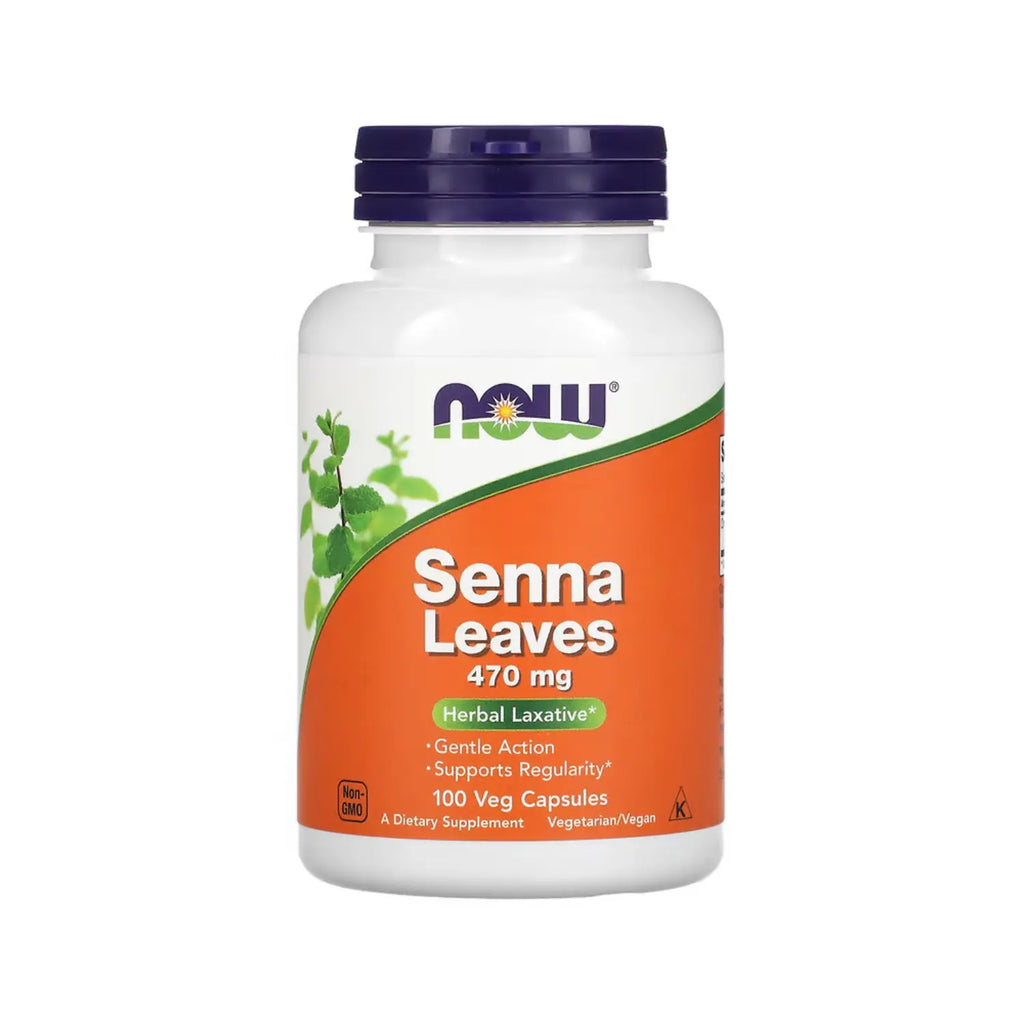 NOW Foods, Hojas de sen, 470 mg, 100 vegcaps sfn