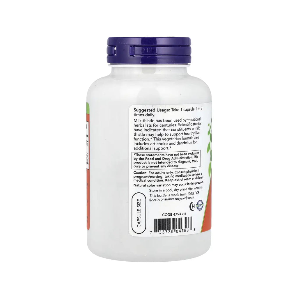 NOW FOODS SILIMARINA CON DOBLE CONCENTRACION 200 CAPS SFN