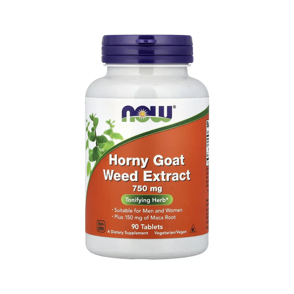 NOW FOODS EXTRACTO DE HIERBA DE CABRA EN CELO, 90 CAPS SFN