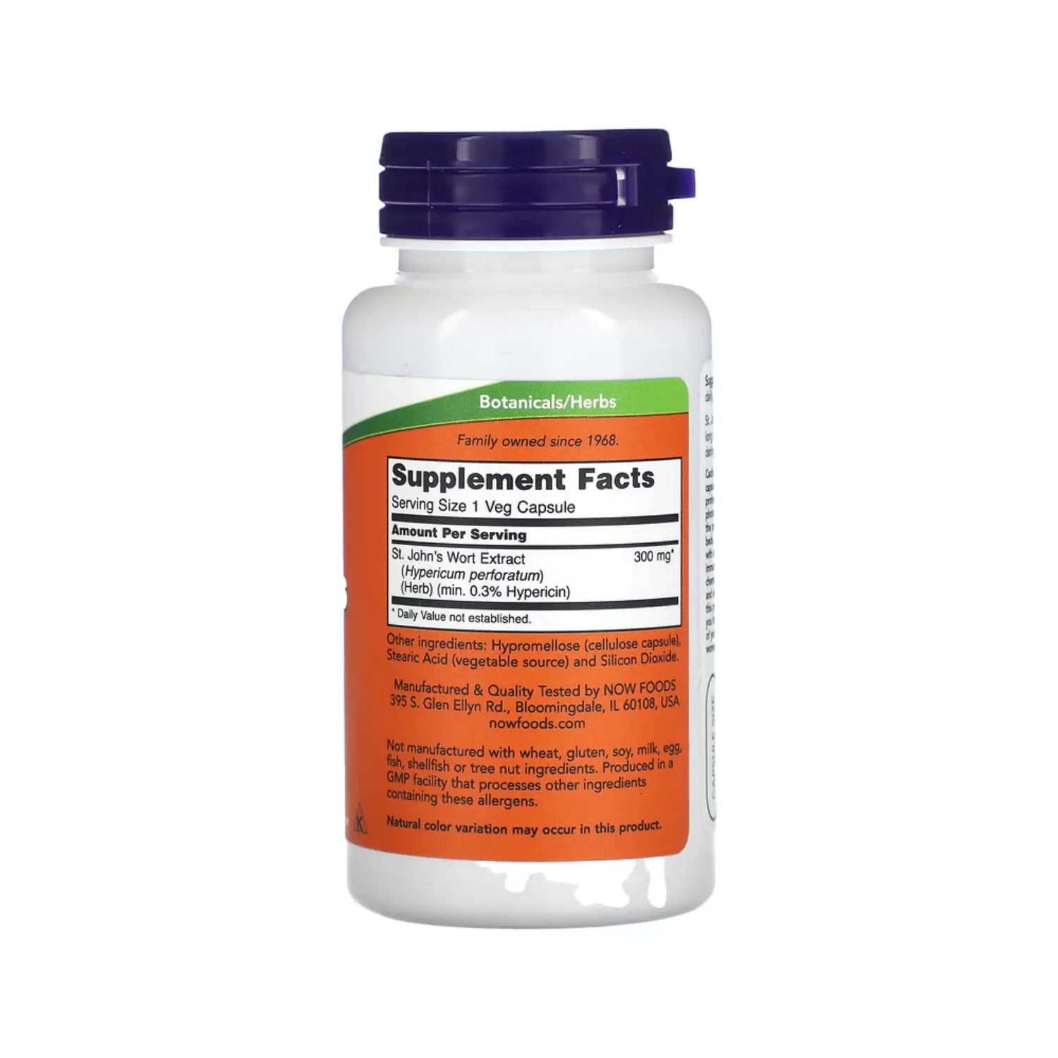 NOW FOODS ST. JOHN'S WORT 300 MG 100 VEG CAPS SFN