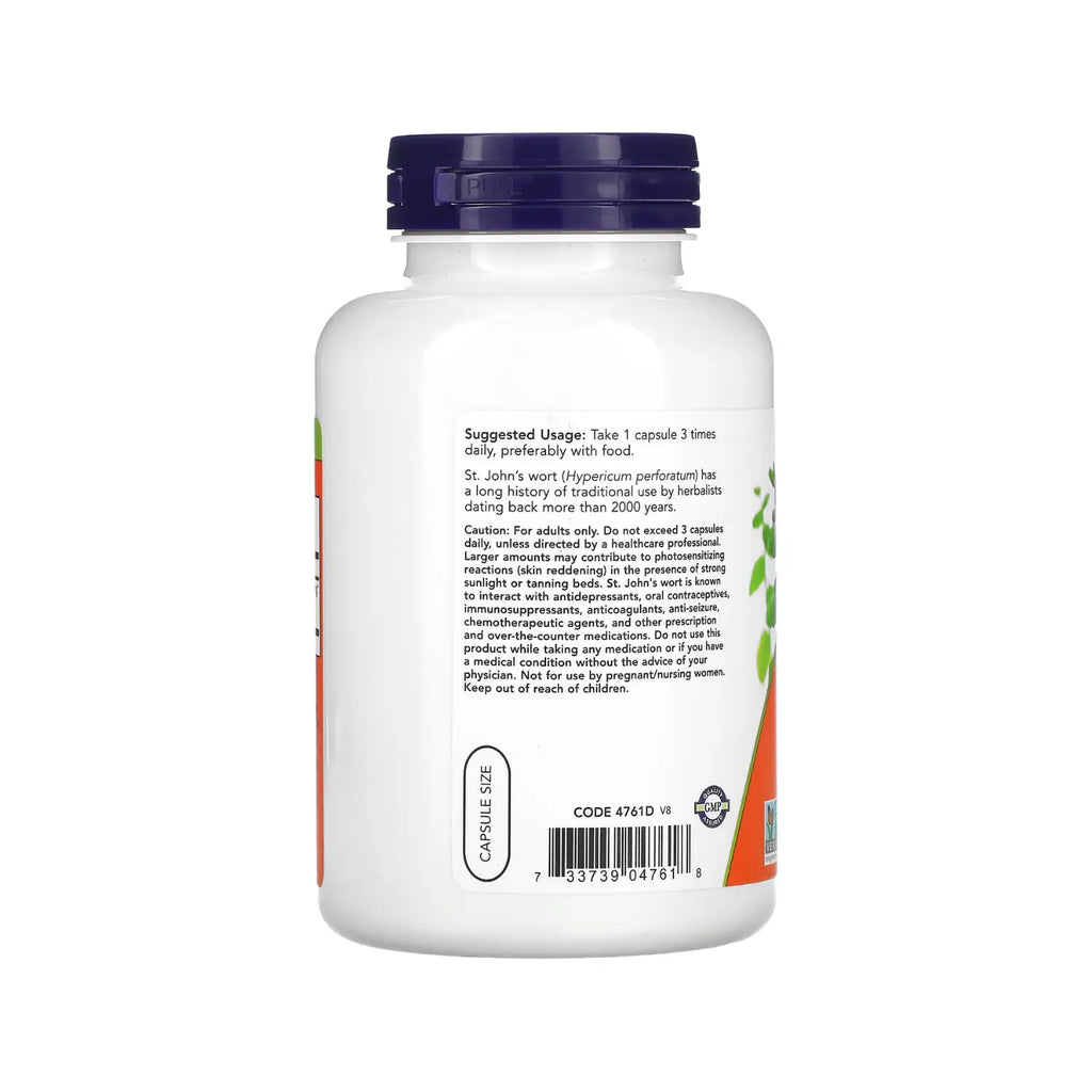 NOW Foods, Hierba de San Juan, 300 mg, 250 vegcaps sfn