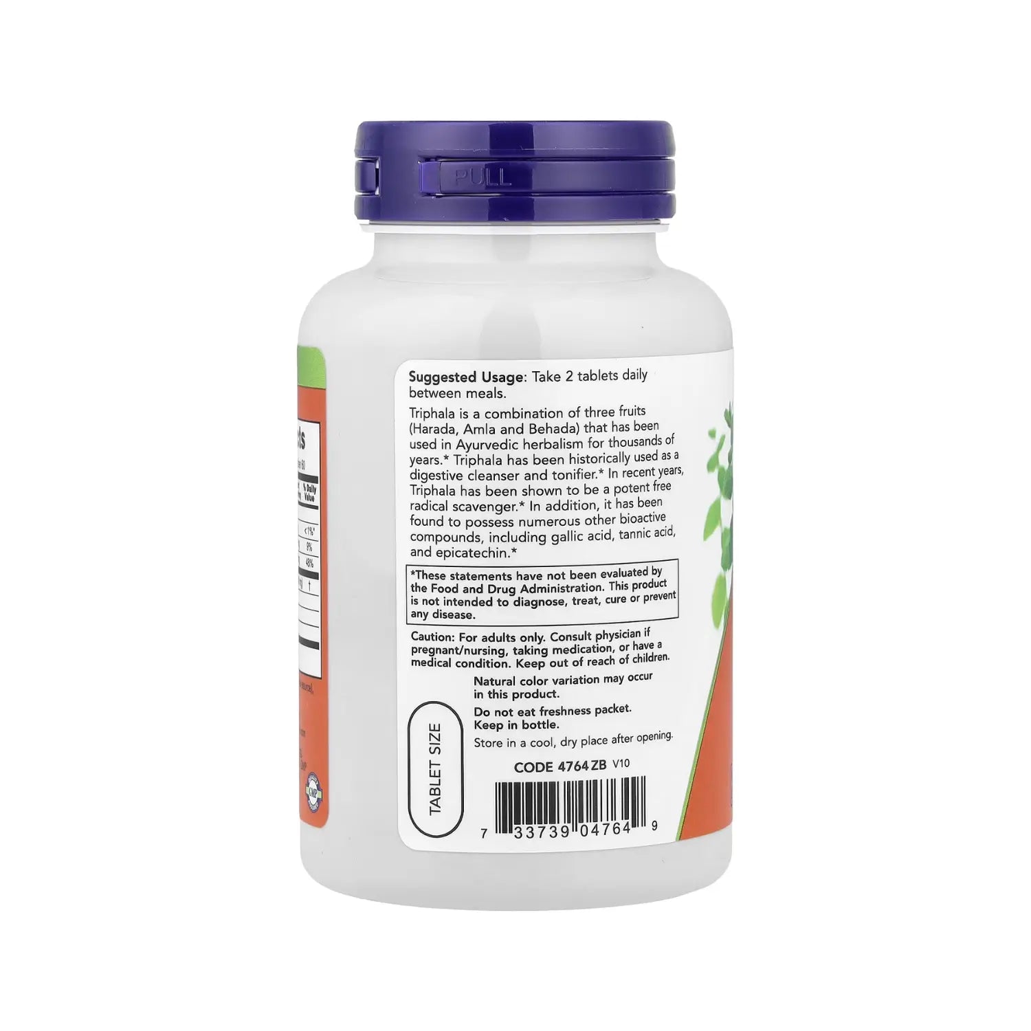 NOW FOODS TRIPHALA 500MG 120 VEGTABS SFN