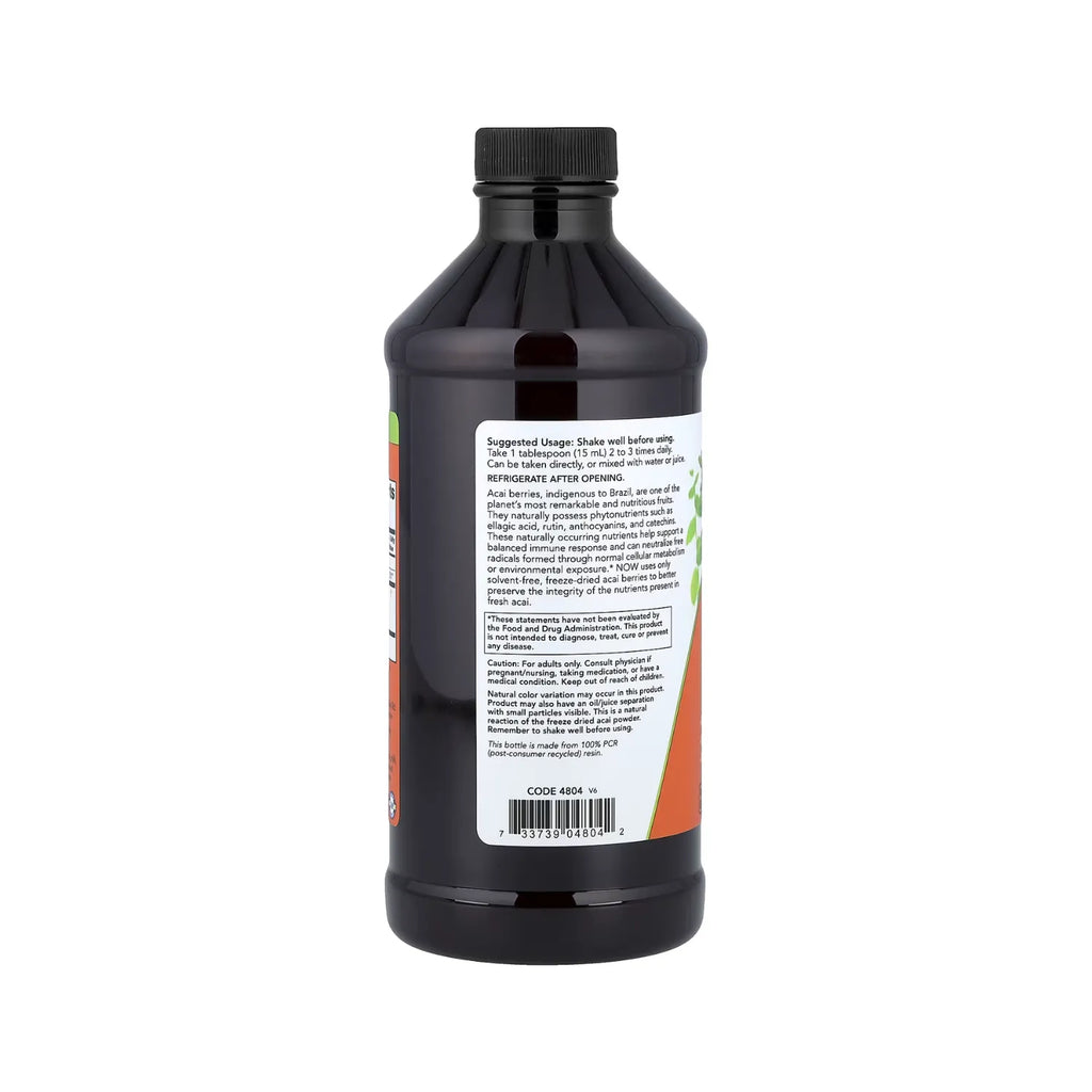 NOW FOODS LÍQUIDO DE ACAI 473 ML SFN