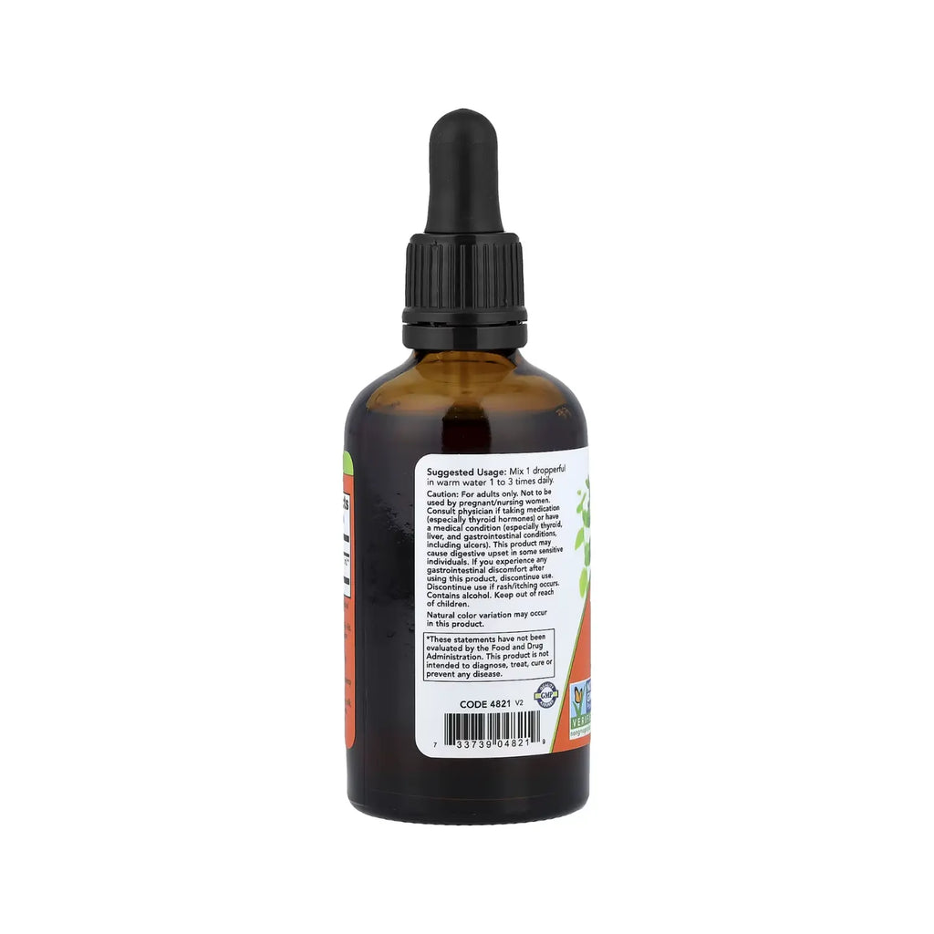NOW FOODS EXTRACTO LIQUIDO DE ASHWAGANDHA ORGANICO SFN