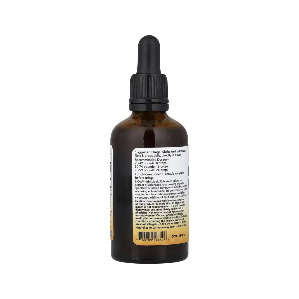 NOW FOODS EQUINACEA LIQUIDA DE NARANJA PARA NIÑOS 59ML SFN