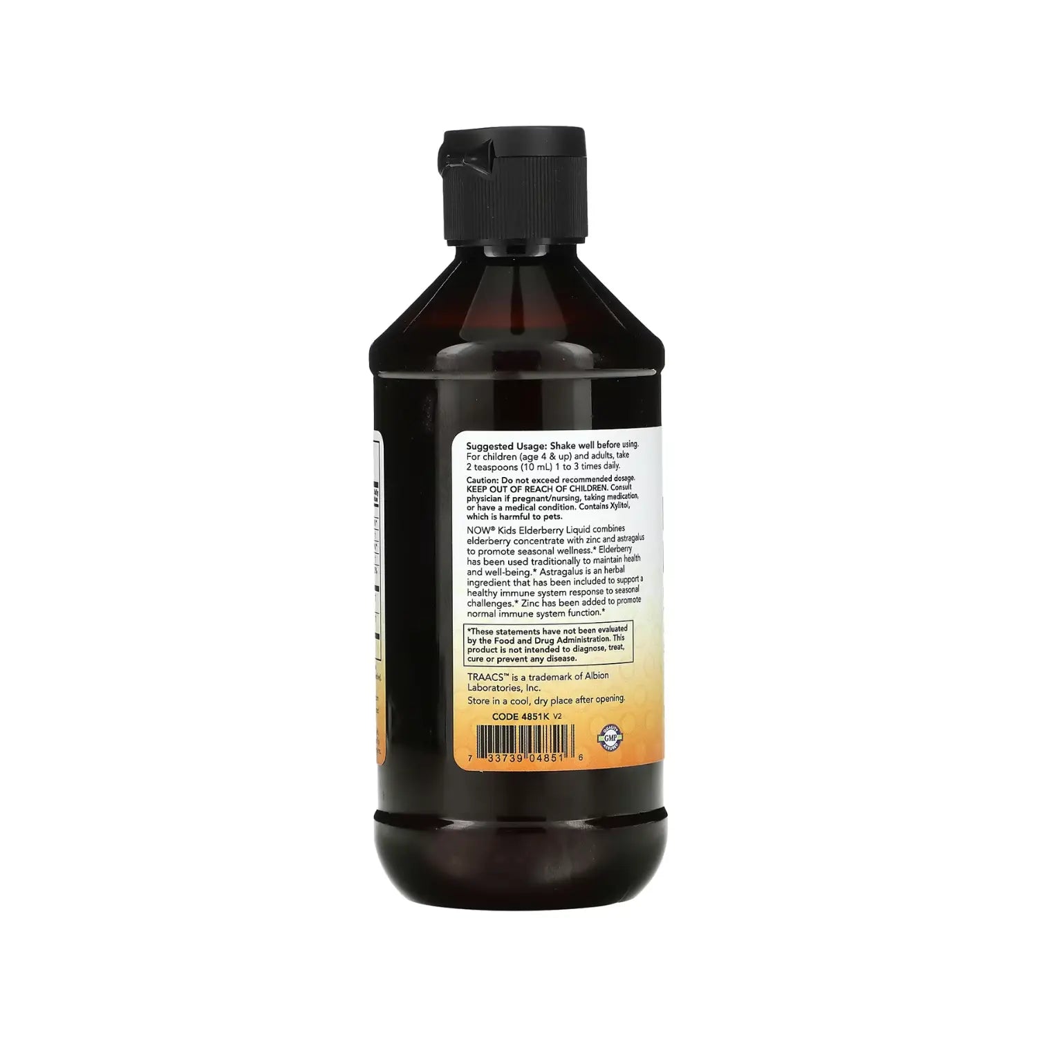 NOW FOODS ELDERBERRY PARA NIÑOS INMUNIDAD 8OZ SFN