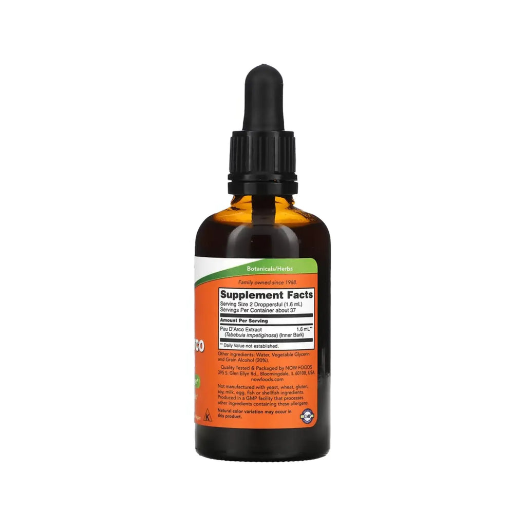 NOW FOODS PAU D' ARCO EXTRACT 2 OZ