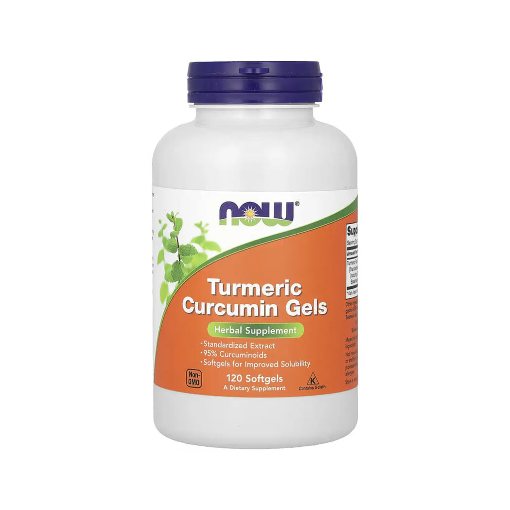 NOW Foods, Curcumina de cúrcuma en gel, 120 softgel sfn