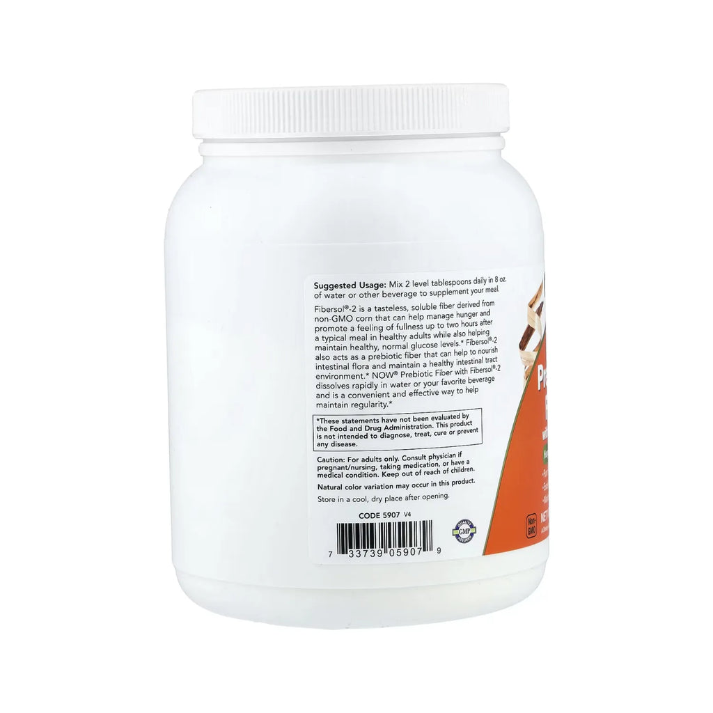 NOW FOODS FIBRA DE PREPROBIOTICOS CON FIBERSOL-2 340GR SFN