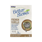 NOW Foods, BetterStevia, Endulzante sin calorías, Vainilla francesa, 75 sobres sfn