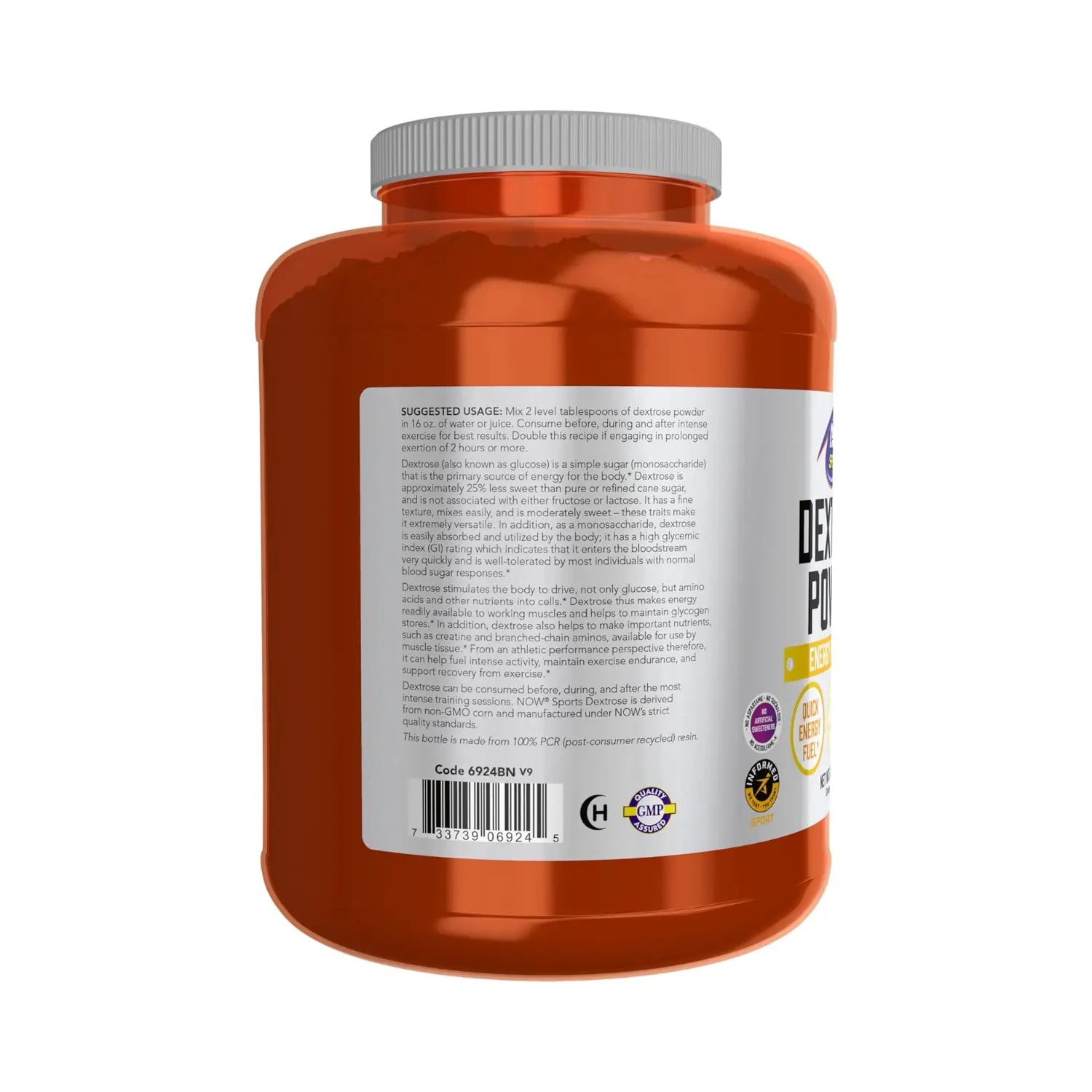 NOW Foods, Dextrose Powder (sports) 10 LB sfn