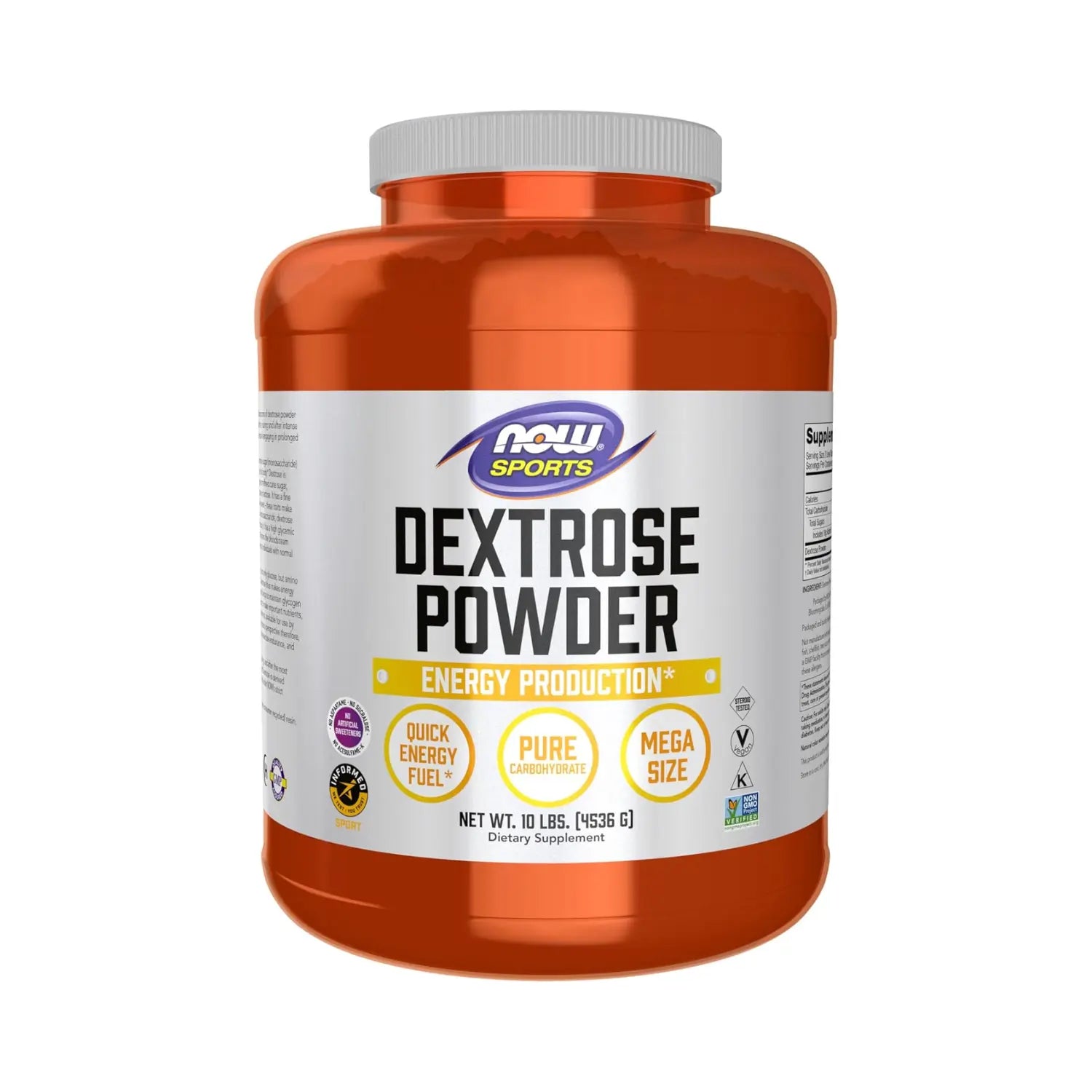 NOW Foods, Dextrose Powder (sports) 10 LB sfn