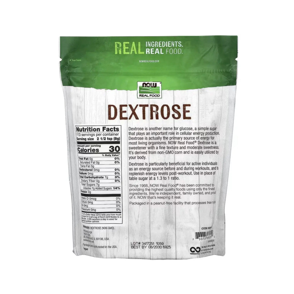 NOW Foods, Real Food, Dextrosa, 907 g (32 oz) sfn